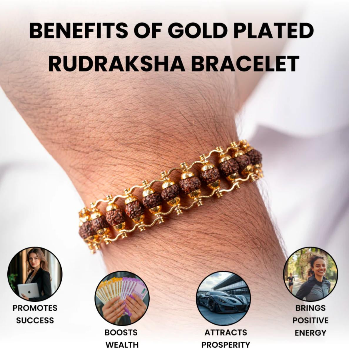 Rudraksha Bracelet Unisex