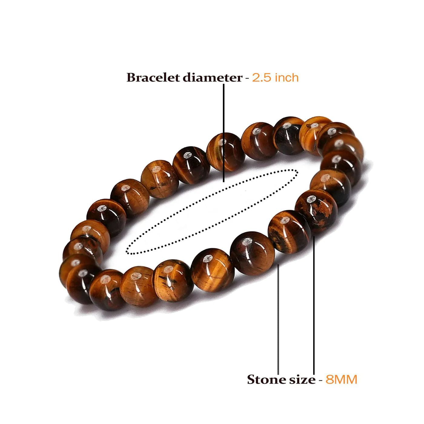 Tiger Eye Gemstone Bracelet