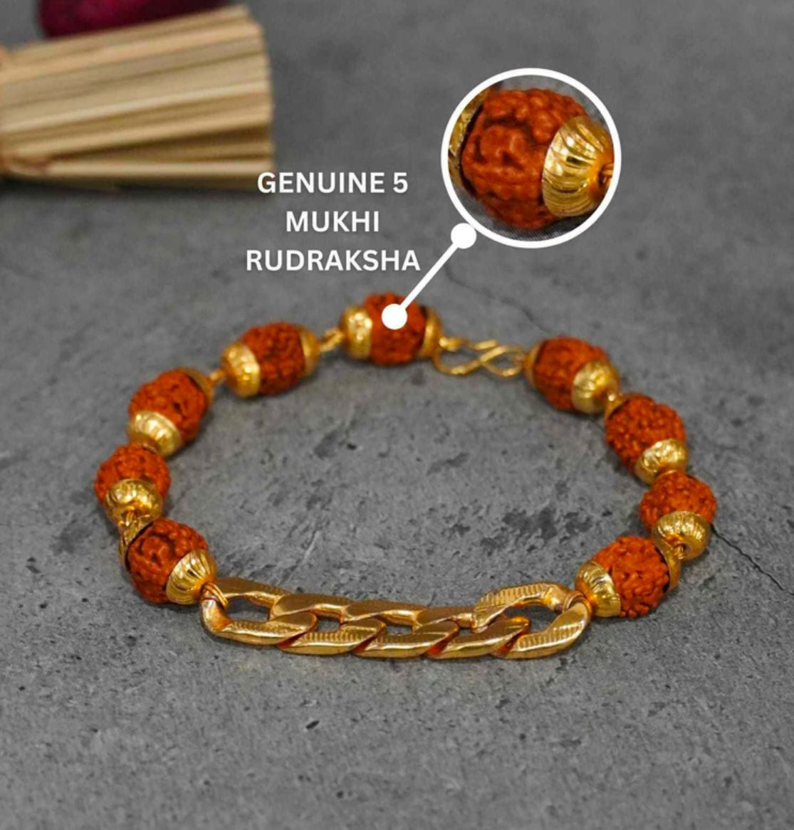 RUDRAKSHA BRACELET FOR MEN