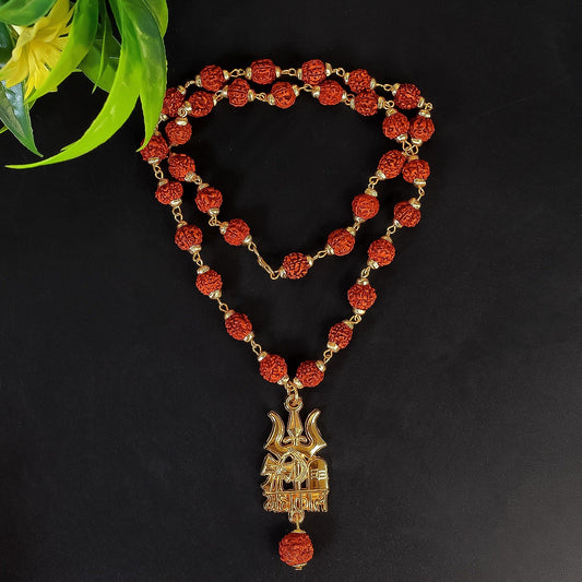 Mahakal Pendna Chain with Rudraksha