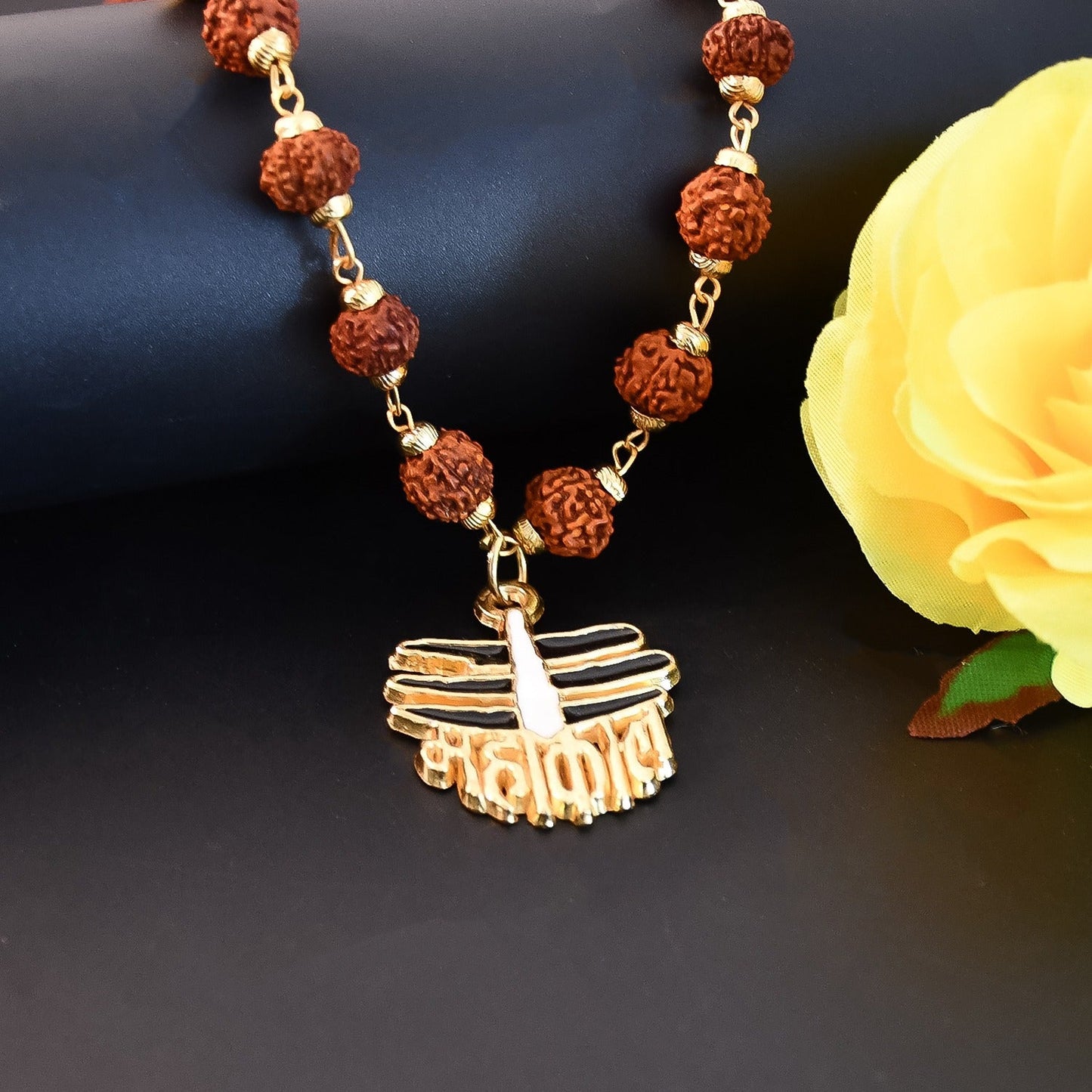 Rudraksha Mala with Pendant